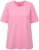 Ulla Popken Essential Round Neck Stretch Tee Light Pink - Tričká - 