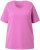 Ulla Popken Essential Round Neck Stretch Tee Cool Pink - Tričká - 