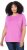 Ulla Popken Essential Round Neck Stretch Tee Cool Pink - Tričká - 