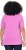 Ulla Popken Essential Round Neck Stretch Tee Cool Pink - Tričká - 