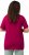 Ulla Popken Essential Round Neck Stretch Tee Magnolia Red - Tričká - 