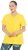 Ulla Popken Functional Antibacterial Finish V-Neck Short Sleeve Knit Top Sun Yellow - Tričká - 