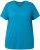Ulla Popken Functional Antibacterial Finish V-Neck Short Sleeve Knit Top Opal Green - Tričká - 