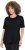 Ulla Popken Scoop Neck Short Sleeve Tee Black - Tričká - 