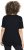 Ulla Popken Scoop Neck Short Sleeve Tee Black - Tričká - 