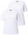 Ulla Popken Scoop Neck Short Sleeve Tee White - Tričká - 