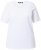Ulla Popken Scoop Neck Short Sleeve Tee White - Tričká - 