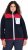 Ulla Popken Color Block Teddy Fleece Jacket Navy - Mikiny & mikiny bez kapucne - 