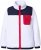 Ulla Popken Color Block Teddy Fleece Jacket Snow White - Mikiny & mikiny bez kapucne - 