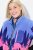Ulla Popken Alpine Landscape Fleece Jacket Cloud Blue - Mikiny & mikiny bez kapucne - Pohodlné mikiny, hoodie a pletené svetre