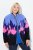 Ulla Popken Alpine Landscape Fleece Jacket Cloud Blue - Mikiny & mikiny bez kapucne - Pohodlné mikiny, hoodie a pletené svetre