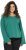 Ulla Popken Rolled Edge Long Sleeve Sweatshirt Emerald Green - Mikiny & mikiny bez kapucne - 