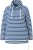 Ulla Popken Striped Turtleneck Neon Detail Sweatshirt Indigo Denim - Mikiny & mikiny bez kapucne - 