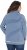 Ulla Popken Striped Turtleneck Neon Detail Sweatshirt Indigo Denim - Mikiny & mikiny bez kapucne - 