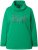 Ulla Popken HELLO Classic Fit Stand-Up Collar Sweatshirt Emerald Green - Mikiny & mikiny bez kapucne - 