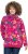 Ulla Popken Ribbon Print Turtleneck Sweatshirt Cherry Red - Mikiny & mikiny bez kapucne - 