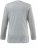 Ulla Popken Basic Round Neck Long Sleeve Slim Fit Cotton Tee Light Grey Melange - Tričká - 
