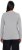 Ulla Popken Basic Round Neck Long Sleeve Slim Fit Cotton Tee Light Grey Melange - Tričká - 
