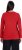 Ulla Popken Basic Round Neck Long Sleeve Slim Fit Cotton Tee Salsa Red - Tričká - 
