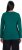 Ulla Popken Basic Round Neck Long Sleeve Slim Fit Cotton Tee Teal Green - Tričká - 