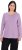 Ulla Popken Basic Round Neck Long Sleeve Slim Fit Cotton Tee Lavender - Tričká - 