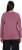 Ulla Popken Basic Round Neck Long Sleeve Slim Fit Cotton Tee Dark Rose - Tričká - 