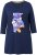 Ulla Popken Floral Motif 3/4 Sleeve Tunic Tee Ink Blue - Potlačené tričká pre ženy - 