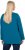 Ulla Popken Fawn Long Sleeve Graphic Tee Teal - Potlačené tričká pre ženy - 