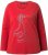 Ulla Popken Holiday Long Sleeve Graphic Tee Salsa Red - Potlačené tričká pre ženy - 