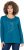 Ulla Popken Holiday Long Sleeve Graphic Tee Teal - Potlačené tričká pre ženy - 