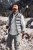 JP1880 Quilted Vest Outdoor Stand-up Collar Grey - Bundy - Bundy Nadmerné Veľkosti 2XL-8XL