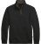 Double Outfitters MTOP-1163 Mikina s krátkym zipsom Čierna - Mikiny & mikiny bez kapucne - Mikiny & Mikiny s Kapucňou 2XL-12XL