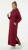 Nora Mikken MARTINA Maxi Hoodie Dress Burgundy - DÁMSKE OBLEČENIE XS-XXL - 