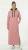 Nora Mikken MARTINA Maxi Hoodie Dress Peach Whip - DÁMSKE OBLEČENIE XS-XXL - 