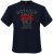 Adamo Outdoor track Comfort fit T-shirt Navy - Tričká - Nadrozmerné tričká - 2XL-14XL