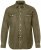 JP1880 Denim Shirt Long Sleeve Olive Green - Košele - Košele 2XL-10XL