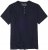 Adamo Silas Regular fit Serafino T-shirt Navy - Tričká - Nadrozmerné tričká - 2XL-14XL