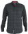 D555 Taylor Long Sleeve Shirt Charcoal - Košele - Košele 2XL-10XL