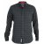 D555 Taylor Long Sleeve Shirt Charcoal - Košele - Košele 2XL-10XL