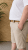 Kam Jeans 3402 Belted Dobby Weave Stretch Chino Shorts Beige - Šortky - Šortky W40-W60