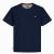 Motley Denim Stockholm T-shirt Dark Indigo - Tričká - Nadrozmerné tričká - 2XL-14XL