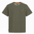 Motley Denim Stockholm T-shirt Dark Khaki - Tričká - Nadrozmerné tričká - 2XL-14XL