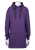 Nora Mikken KRISTINA Long Hoodie Purple - Mikiny & mikiny bez kapucne - 