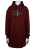Nora Mikken KADRI WHITE Long Hoodie Burgundy - Mikiny & Mikiny bez kapucne - 