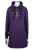 Nora Mikken KADRI WHITE Long Hoodie Purple - Mikiny & Mikiny bez kapucne - 