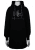 Nora Mikken KADRI WHITE Long Hoodie Black - Mikiny & Mikiny bez kapucne - 