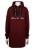 Nora Mikken KADRI Long Hoodie Burgundy - Mikiny & mikiny bez kapucne - 