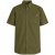 Motley Denim Zagreb Košeľa s krátkym rukávom Tmavé khaki - Košele - Košele 2XL-10XL