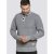 D555 Zane Sweater Grey - Mikiny & mikiny bez kapucne - Mikiny & Mikiny s Kapucňou 2XL-12XL