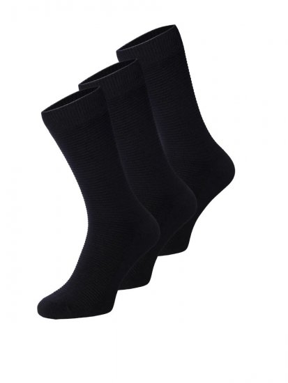 Jack & Jones Fipo Ponožky Čierna 3-pack - Spodná bielizeň - Spodné Prádlo 2XL-8XL